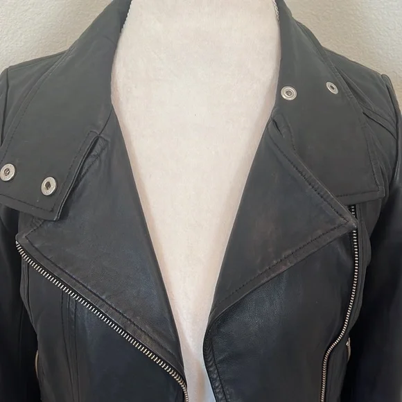 Mackage lambskin leather jacket - Picture 3 of 3